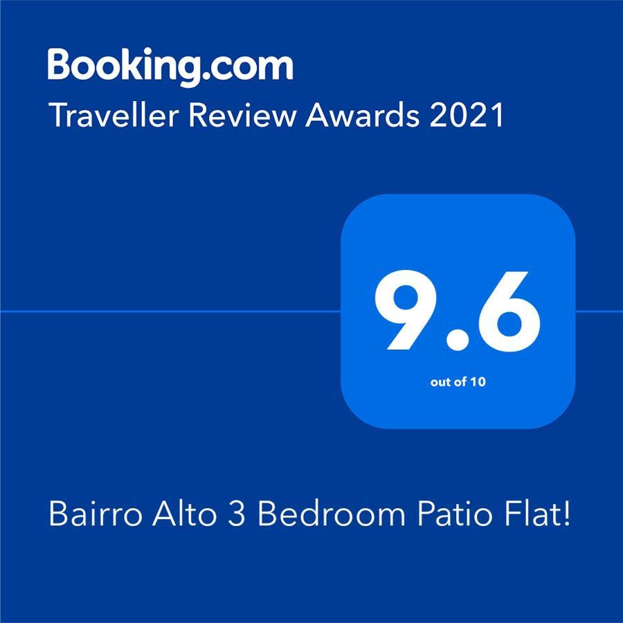 Bairro Alto 3 Bedroom Patio Flat! Lissabon Exterior foto